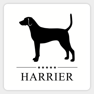 Harrier Black Silhouette Magnet